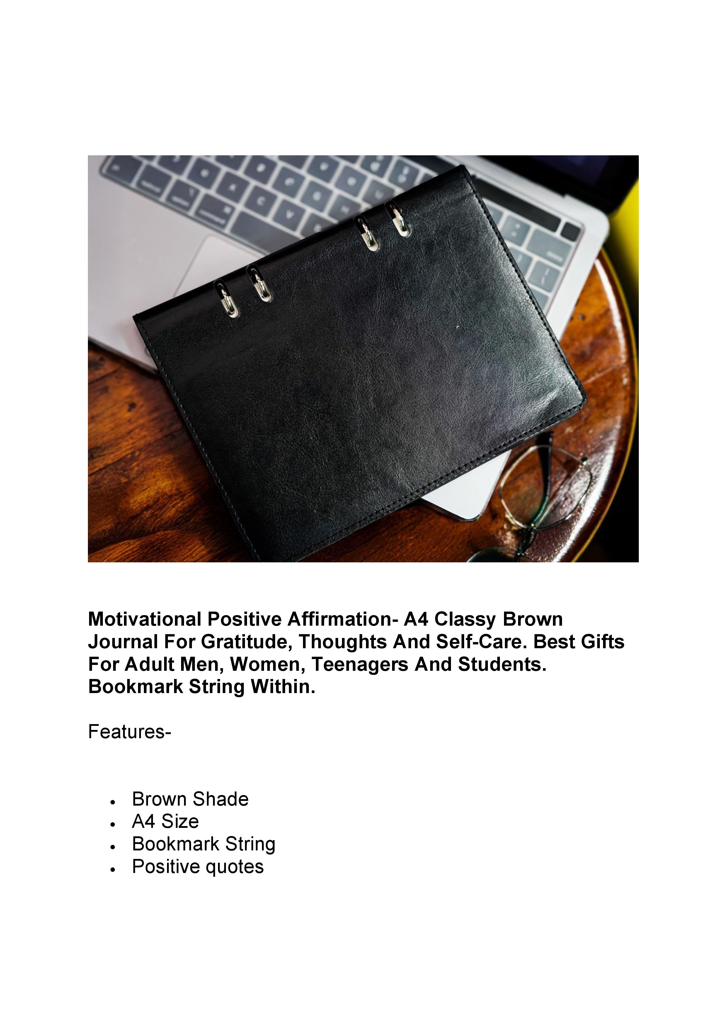 A4 Classy Brown Journal
